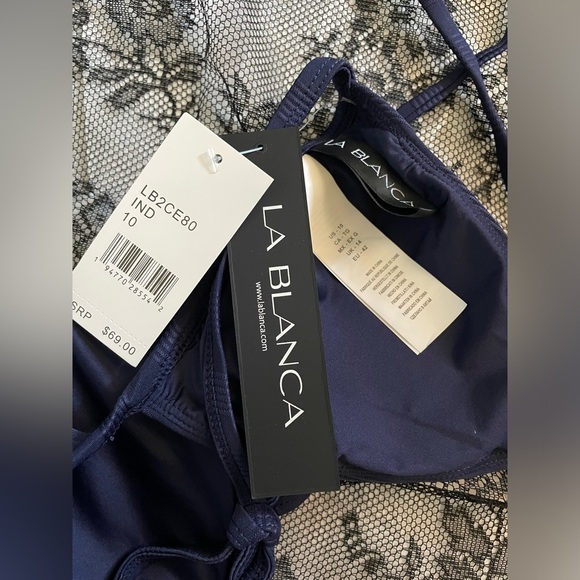 LA BLANCA
Linea Banded Triangle Top - Picture 3 of 5